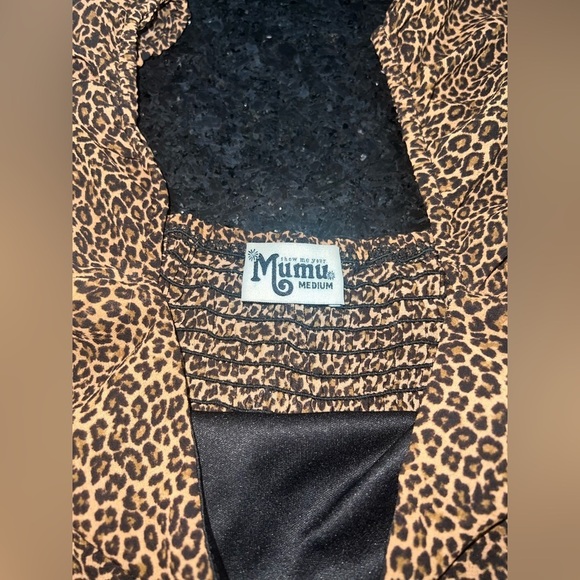 UEC SHOW ME YOUR MUMU Brown Black Lucky Leopard Kinsley Romper Lined Sz Med - Picture 12 of 13